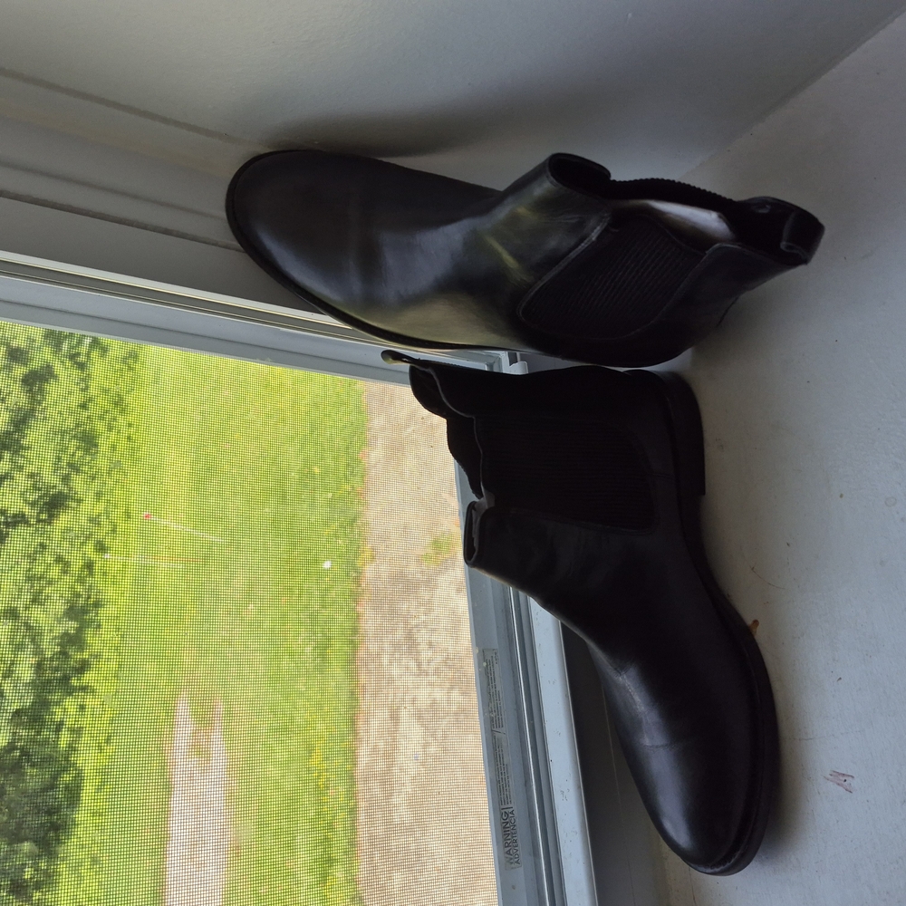 ellos Black Ankle Boots